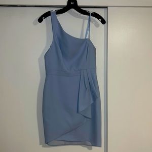 Kentucky blue one shoulder BCBGMaxazria dress. Size 4